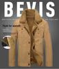 Men's Winter Casual Plus Velvet Thickened Jacket