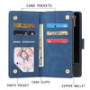 Zipper Leather Case For Samsung Galaxy A16 A26 A36 A56 A06 A15 A25 A35 A55 A05S A14 A34 A54 A13 A33 A53 Flip Wallet Phone Cover