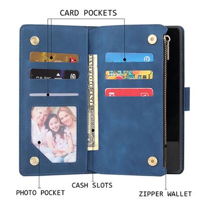 Zipper Leather Case For Samsung Galaxy A16 A26 A36 A56 A06 A15 A25 A35 A55 A05S A14 A34 A54 A13 A33 A53 Flip Wallet Phone Cover