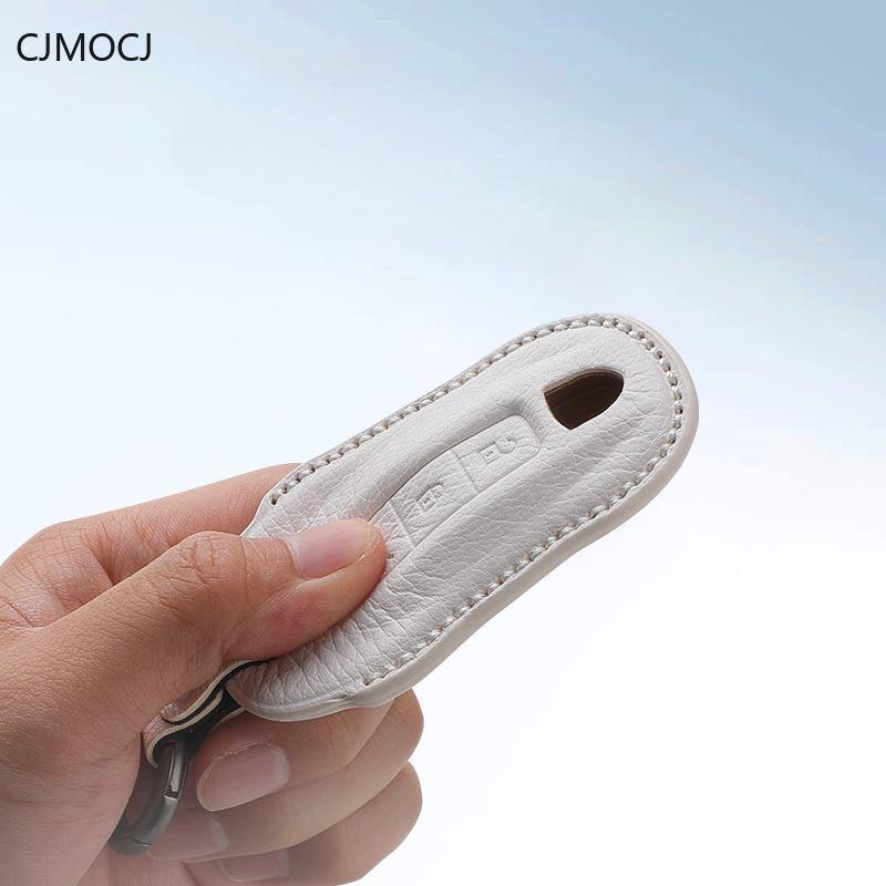 Key Case For Porsche Cayenne, Macan, 718, And Panamera - Premium Remote Key Cover Keybag Keychain