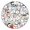 100 Cute Self-Deprecating Bear Stickers - Nagano Manga Suitcase & Diary Decor