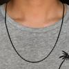 2mm Vintage Flat Chain Gold/Steel/Black/Rose Stainless Steel Necklace for Women And Man Jewelry Gifts