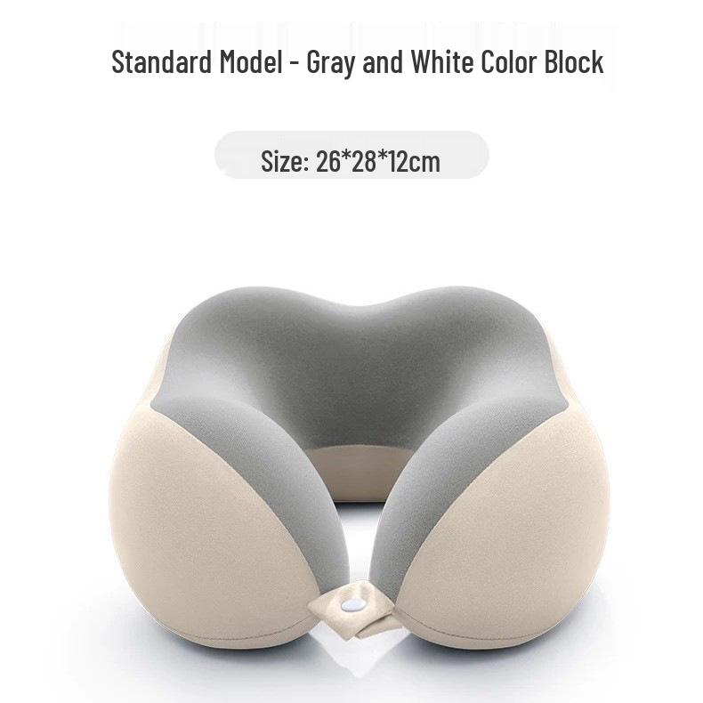 Portable Breathable U-Shaped Neck Pillow for Travel and Office