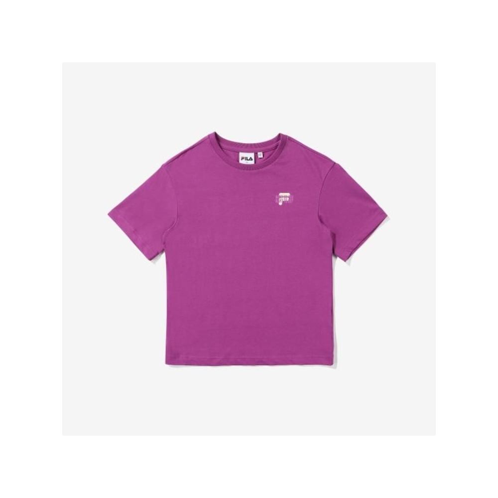 

[fila Kids] Bucket List Big Logo Tee Fk2rse2131x Plm q0zFk2rse2131xPlm PLUM/120