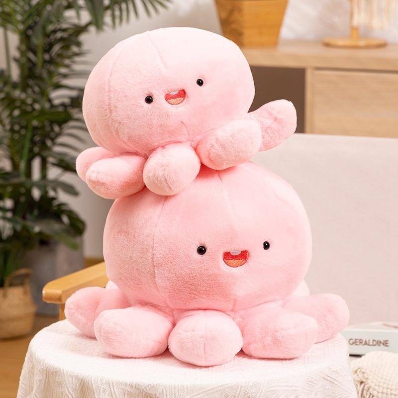 Cartoon Pink Cute Octopus Plush Toy Simulated Octopus Rag Doll Children's Doll Girls Hug Pillow