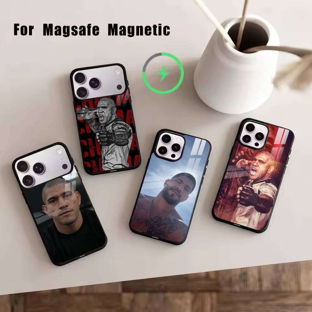 D-Fighting Pereira Alex Phone Case For iPhone17,16,15,14,13,12,11 Plus,Pro Magnetic with Magsafe Wireless Charging