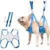 Dog and Cat Grooming Hammock, Tabletop Grooming Nail Clipper Harness, Suitable for Cats and Small and Medium-sized Dogs.Blue(S)