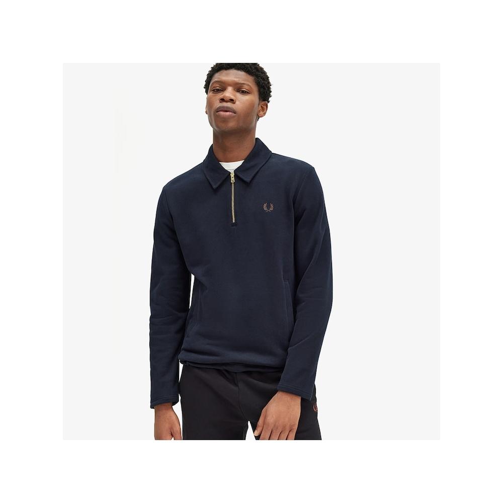 Fred Perry [Original-Hauptsitz] Fred Perry [Sport] Halbzip-Sweatshirt 608 Afpm2438618 608 qzgAfpm2438618 608