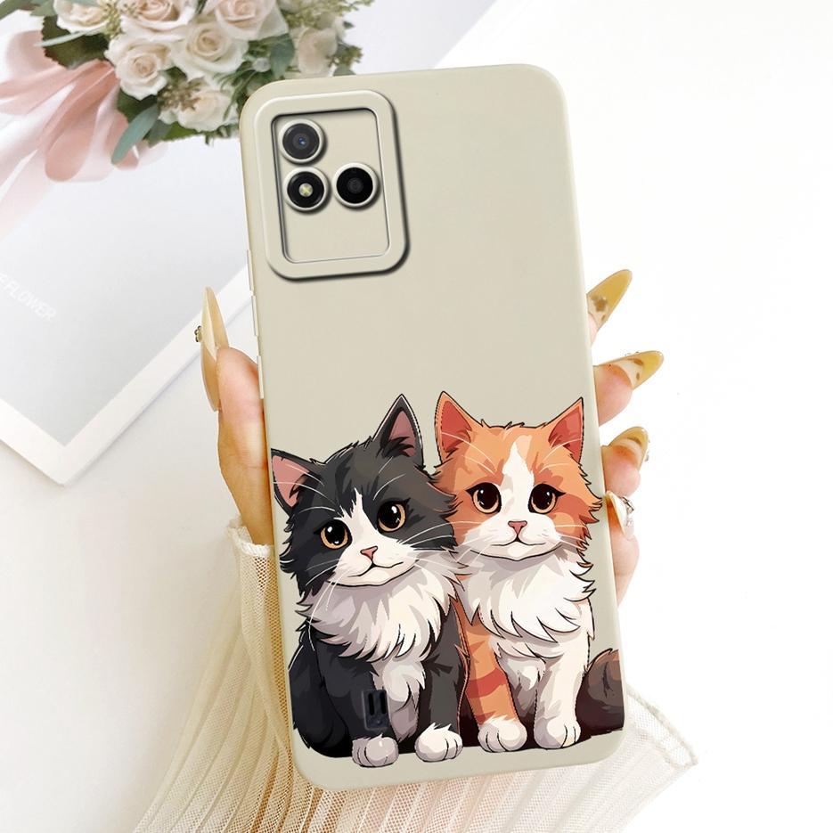 For Realme Narzo 50i Case RMX3235 Cute Rabbit Cartoon Cover Soft TPU Phone Case For Realme Narzo 50A Narzo50 i Back Cover Fundas