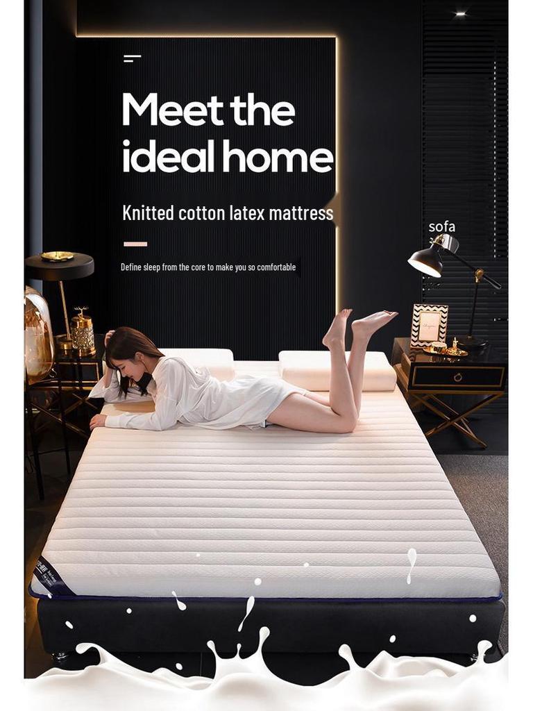 Natural Latex Mattress Rental - Home, Dorm, Hotel Use, Single Double Tatami Mat Topper