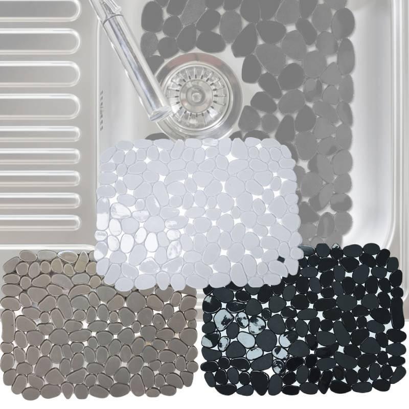 Beskyttelse Vask Kjøkkenmatte Småsteinform Avrenningsmatte 30x40cm Pvc Ikke Verktøy Sklisikker