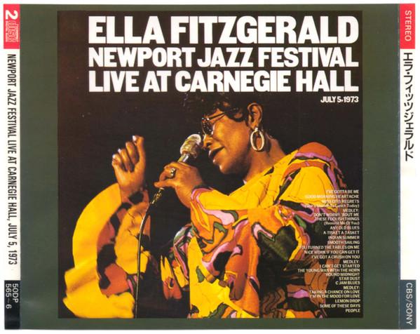 

CD ELLA FITZGERALD - Live At Carnegie Hall 50DP5656 CBS/Sony 1986 Japan Jazz Used