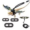 Bearded Dragon Harness and Leash Adjustable Reptile Lizard Leash Set with Wing for Amphibians and Small Pet Animals