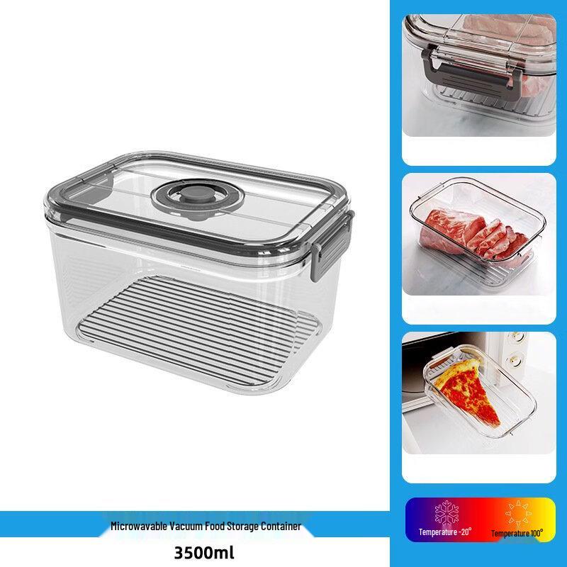 ZISIZ Vacuum Food Storage Container Set with Upgraded Pump