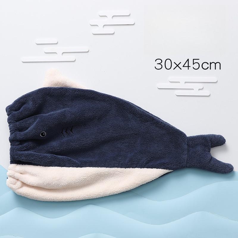 Dry Hair Cap Women's Water-absorbing Quick-drying Headscarf Coral Fleece New Soft and Comfortable Cartoon Shower Cap