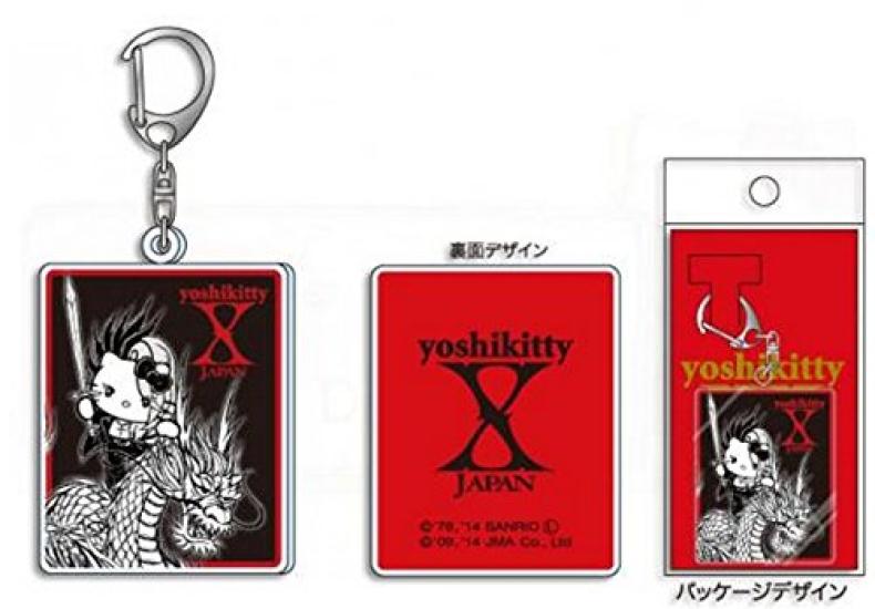 Sanrio X JAPAN YOSHIKI yoshikitty Acrylic KH Dragon Keychain