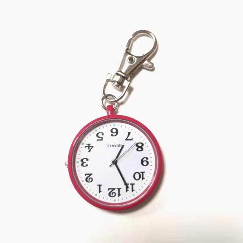 Digital Large Dial Pocket Watch - Ideal for Elderly & Students, with Universal Keychain Design
