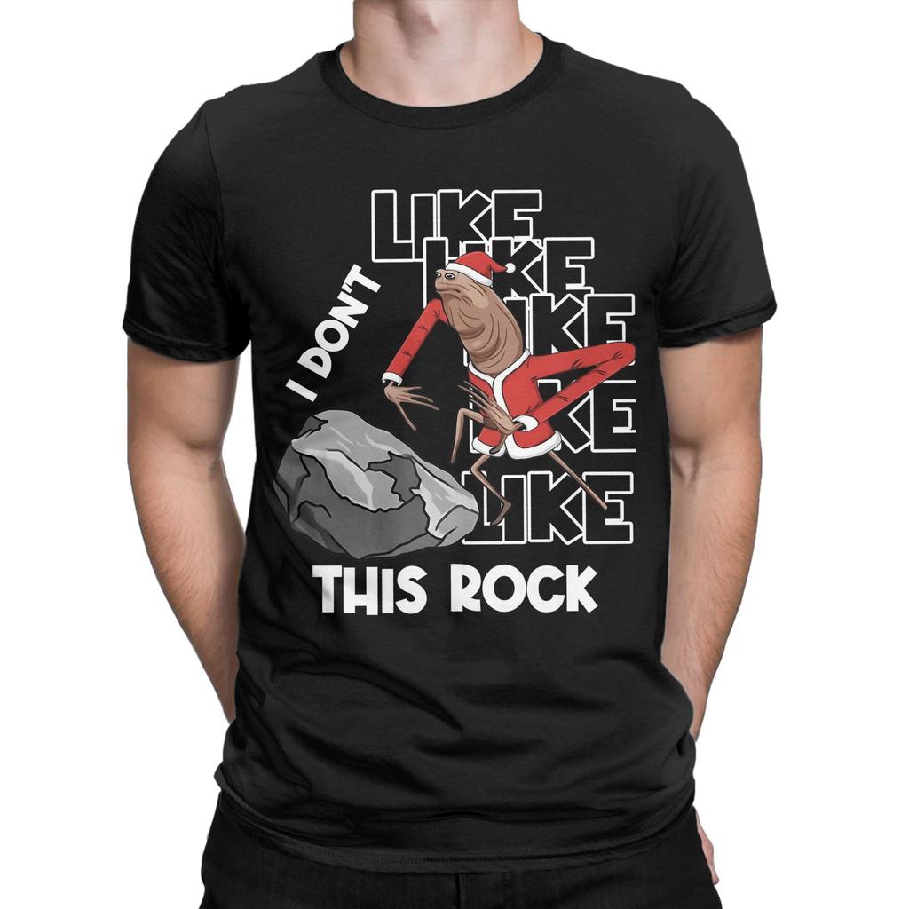 Funny Marcus the Worm Satan Claus Christmas Hat T Shirts Men Pure Cotton Casual T-Shirt Crew Neck  Tees Short Sleeve Tops Summer