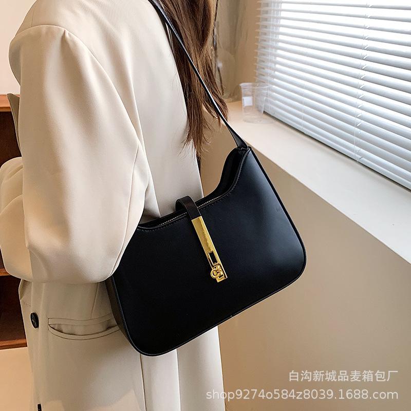 Spring popular shoulder bag, niche design, fashionable underarm bag, women's bag, 2025 new trendy foreign crossbody bag