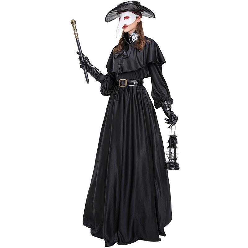 Halloween Plague Long Beak Doctor Costume Mask Holiday Party Dance Show Costume