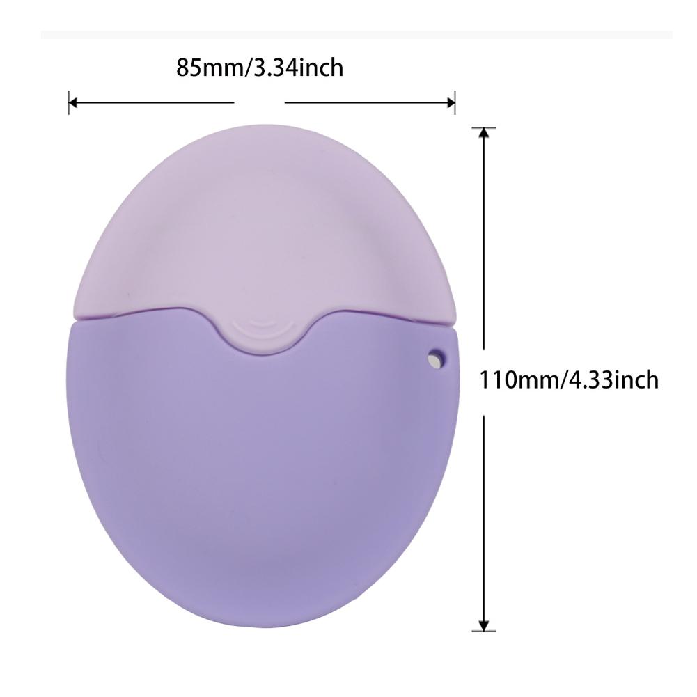 1PCS Roll on Sponge Applicator Silicone Sun Lotion Applicator Refillable Suncream Roller Applicator Portable for Outdoor Travel