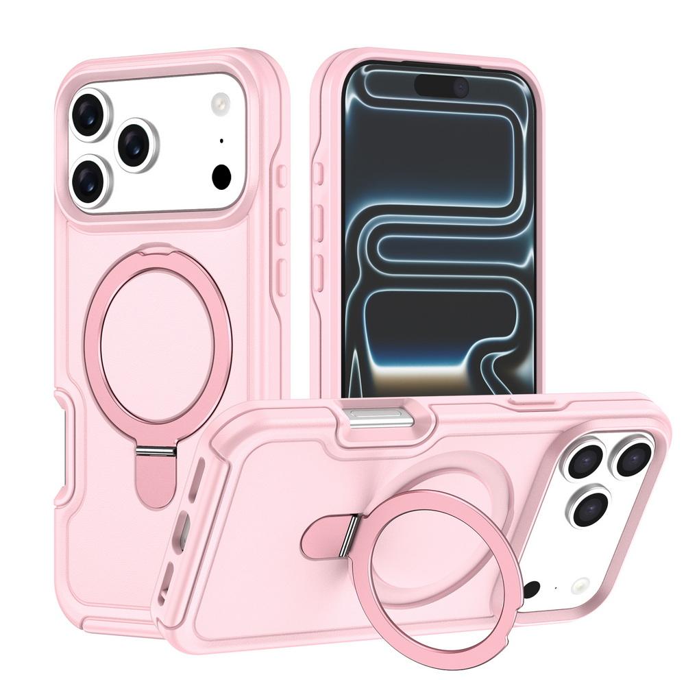 Custodia Protettiva Robusta 2-in-1 con Supporto Magnetico Metallico Per Per Iphone 17 Pro Max 17 Air 16 1 Pro 14 13 Cover