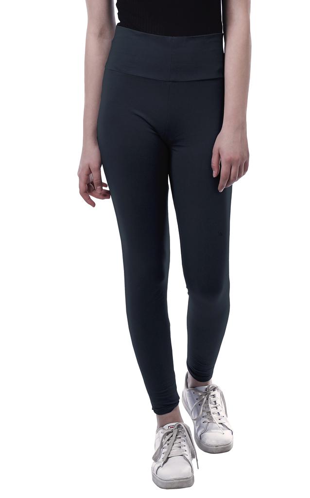 Moomaya High Waist Leggings For Womens Pull On Soft Running Yoga Pants-VY