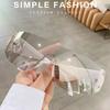 New Retro Women Sunglasses Fashion Trendy Frameless UV Resistant Outdoor Cycling Sunnies