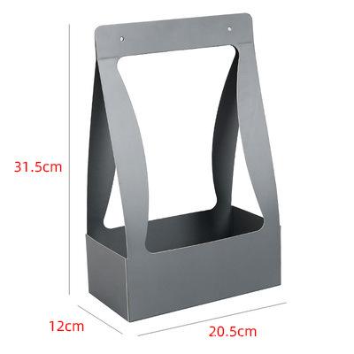 New Folding Flower Box Water Proof Portable Flower Basket Bouquet Handle Carton Creative Bouquet Wedding Party Gift Wrapping Box