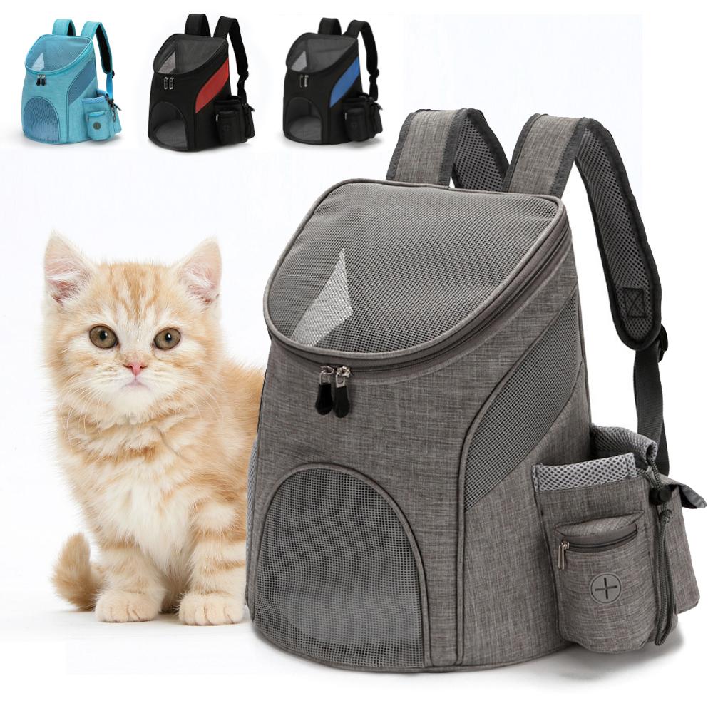 

Дорожный рюкзак для домашних животных, портативная дышащая сумка-переноска для щенков, собак, кошек, животных, складные сетчатые сумки, уличный продукт