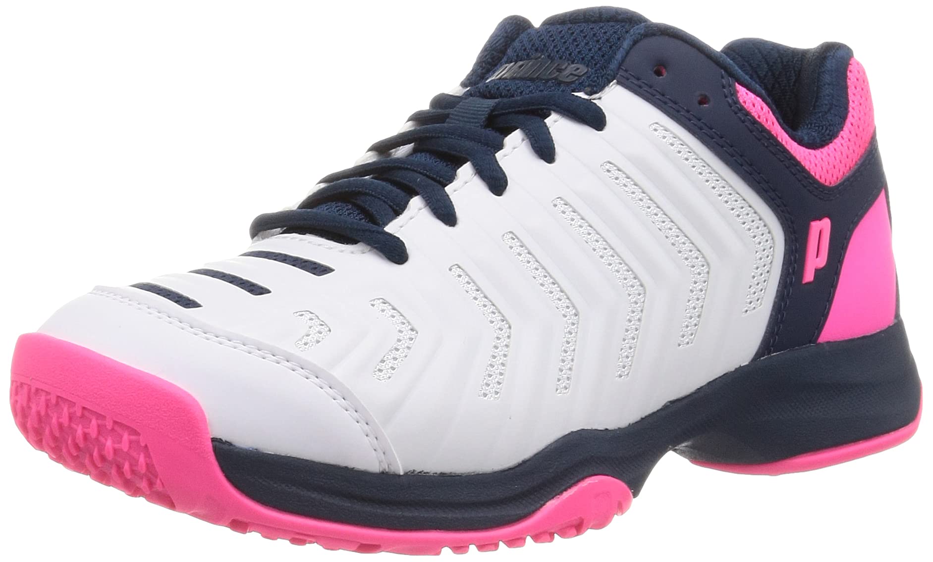 

Tennis Shoes Clay Glass Sand Shoes cm [Prince] & Women s WHT/FLP (391) 23.0
