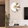 Living Room Creative Wall Clock Modern Light Luxury Clock New Style Clock Simple and Atmospheric Watch Wall Hanging Silent Home