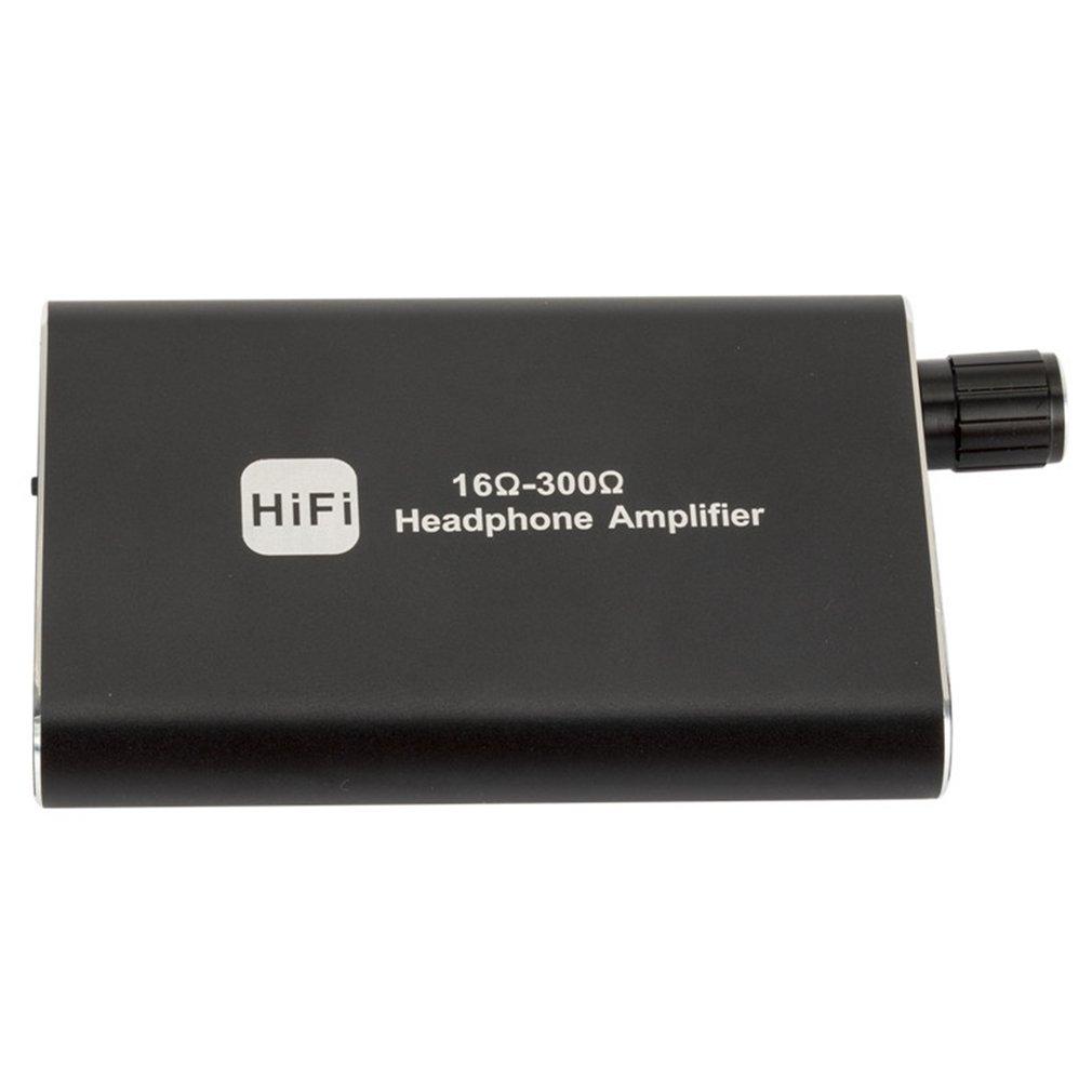 Hot HiFi Earphone Amplifier With 3.5mm Jack Cable Portable Headphone Amplfiers Aux In Port For Phone Android Music Player AMP
