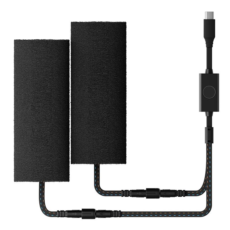 Heated Handle Cover DC12V Waterproof Material 5-Stage Adjustable USB Heated Grip Pad DC12V синий
