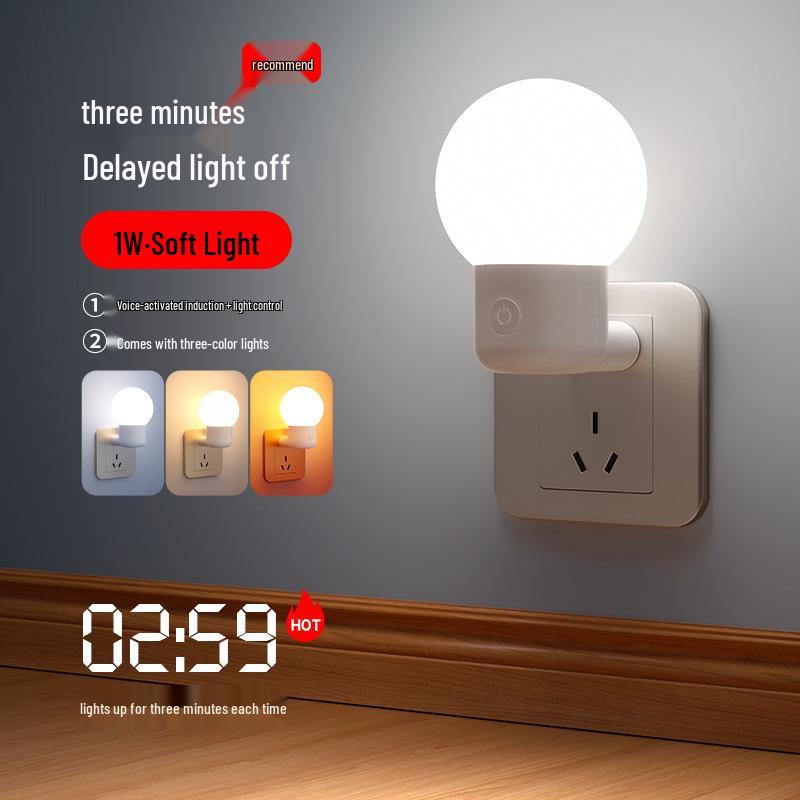 

Voice-Activated Sensor Night Light for Hallways, Corridors, Stairs & Bathrooms Default