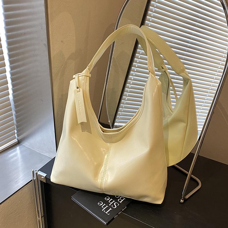 Casual Simple Large-capacity Bag Women's Spring 2025 New Shoulder Tote Bag Fashionable Shoulder Bag