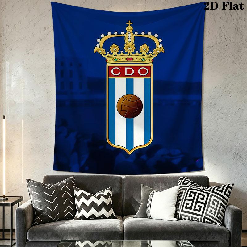 Real Oviedo Wall Hanging Printed Fabric Blanket Decorative Tapestries for Bedroom Living Room Home Decor