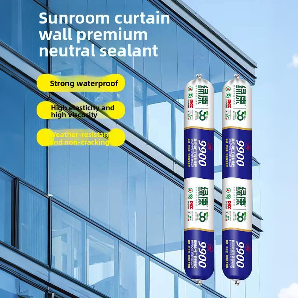 Silicon Waterproof Sealant 9900 Water Resistant Silicone Sealant Permanent Repair For Roofs Wall Cracks