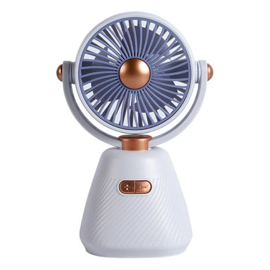 Mini-Schreibtischventilator 100 Geschwindigkeiten Winkelverstellbar USB-wiederaufladbar Sommer Handventilator Tragbar Outdoor Reise Mini Persönlicher Ventilator