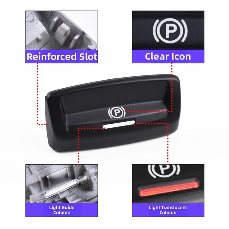 Car Interior Electronic Parking Control Switch Cover Handbrake Button For Porsche For Panamera 970 2010-16 Automobiles Parts