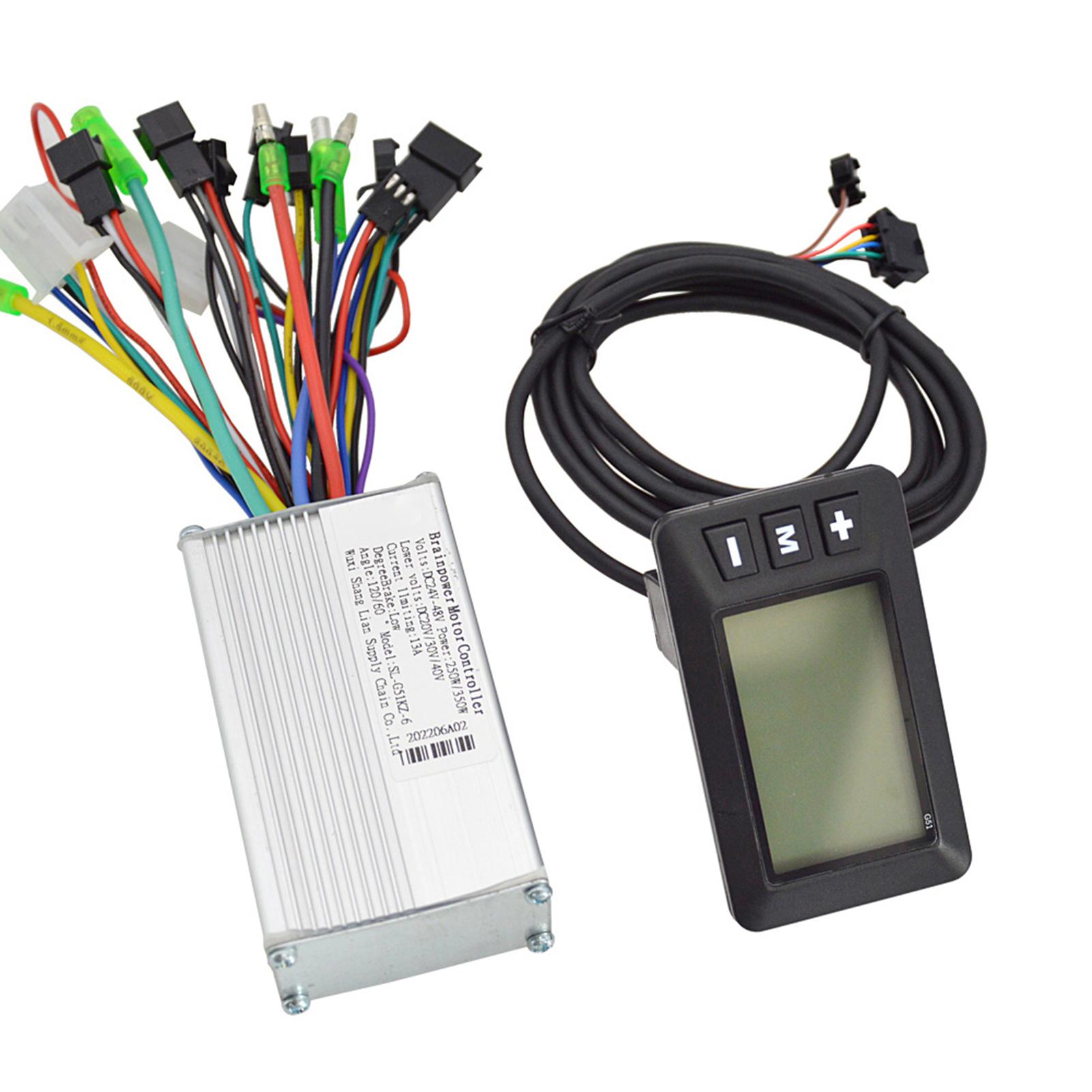 

250 Вт 350 Вт 24 48 В 36 60 В Контроллер мотора электровелосипеда с ЖК-дисплеем Комплект контроллера скорости мотора для электровелосипеда/скутера