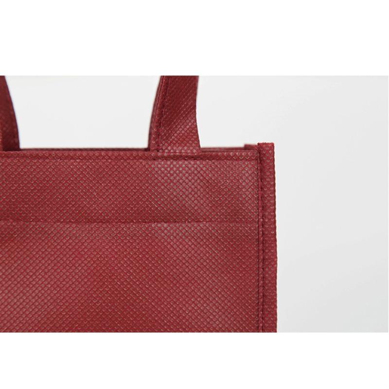 Non Woven Red Wine Bag Thickened Gift Packaging Pouches Double Bottle Hand-held Wine Pocket Environmentally Friendly Printing Multi Purpose Tote Bags