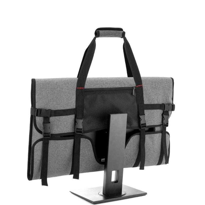 Wasserdichte Desktop-Monitor-Aufbewahrungstasche Für 27-Zoll-Bildschirm mit Weicher Innenpolsterung Organizer-Tasche Reisefreundlich