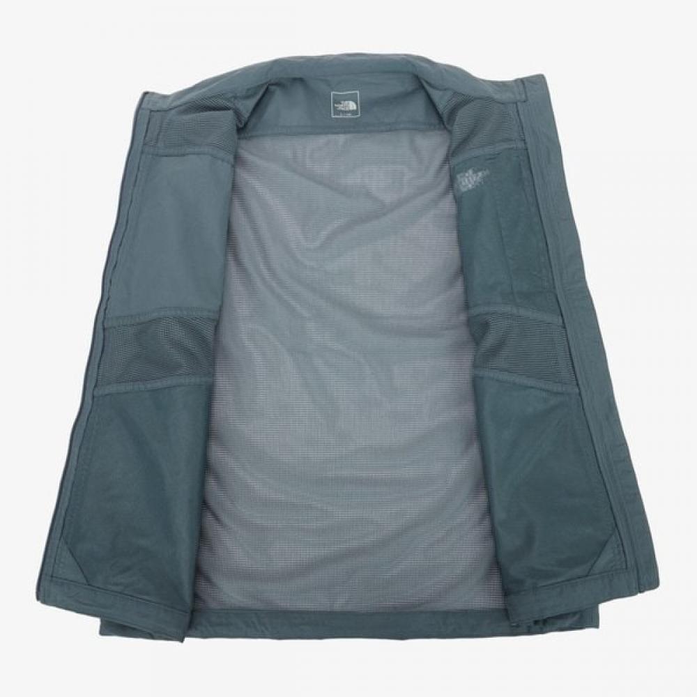 The North Face Men S meSh Fly veSt Smoke Blue nv5vS00b