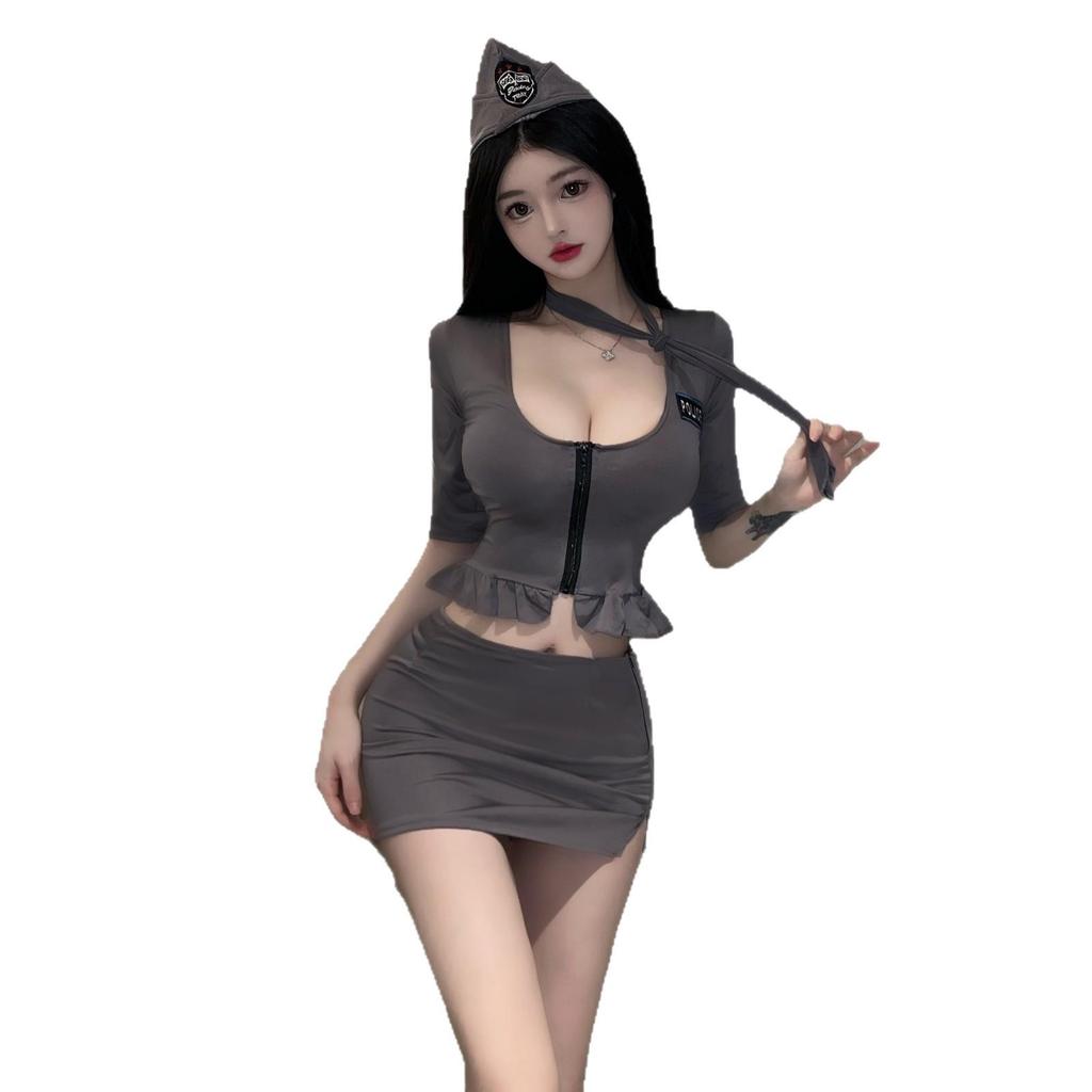 Stewardess Passion Temptation Sexy Game Uniform for Women
