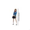 1/64 Figurine Model Micro Landscape Photo Props, DIY Scenery Accessory Resin Figure Mini People