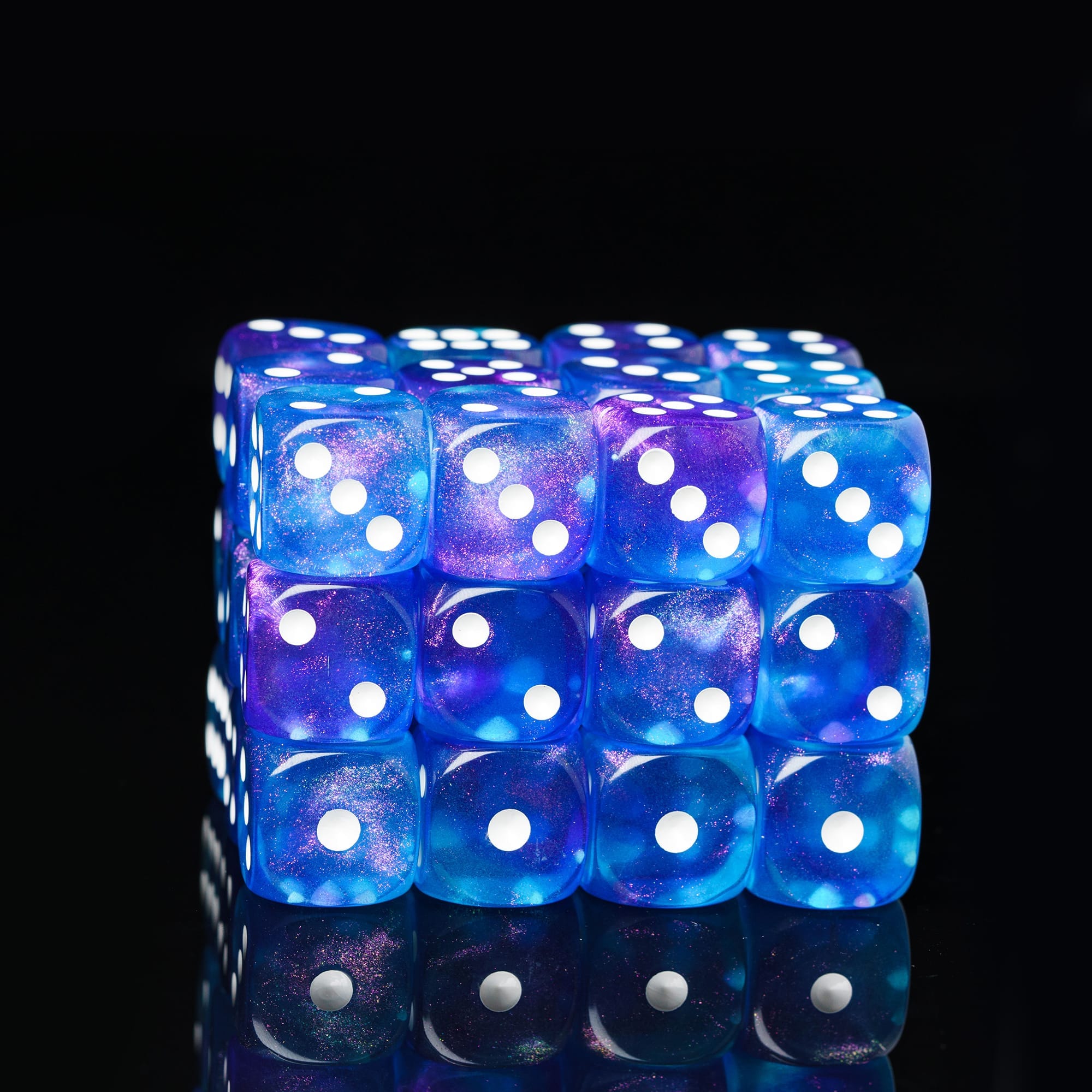 

Poludie 10Pcs D6 Six Sides Dice 16mm Funny Games Dice for RPG Club Gambling Desktop Party Bar Board Game Table Accessories 10pcs Purple Blue
