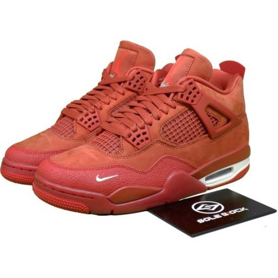 

Nike Nigel Sylvester x Air 4 OG Brick by Brick Men s Orange HF4340-800 EU 36 красный