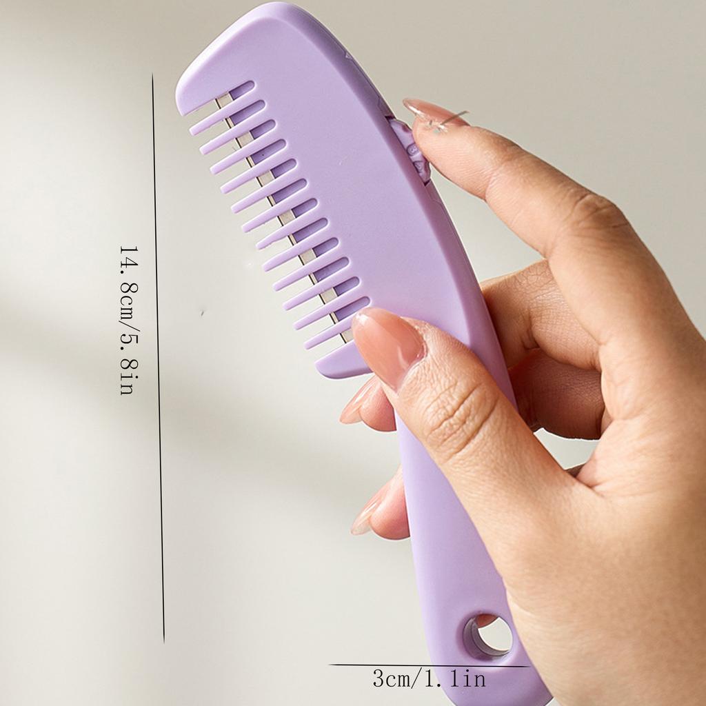 New Home Hair Cutting Thinning Razor Combs Women Bangs Trimmer Professional Hair Shaping Styling Tools for Portable Hair Clipper