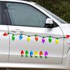 1 Set Refrigerator Magnet Reflective Car Magnets Colorful Bulb Shape Fridge Magnet for Festive Decoration